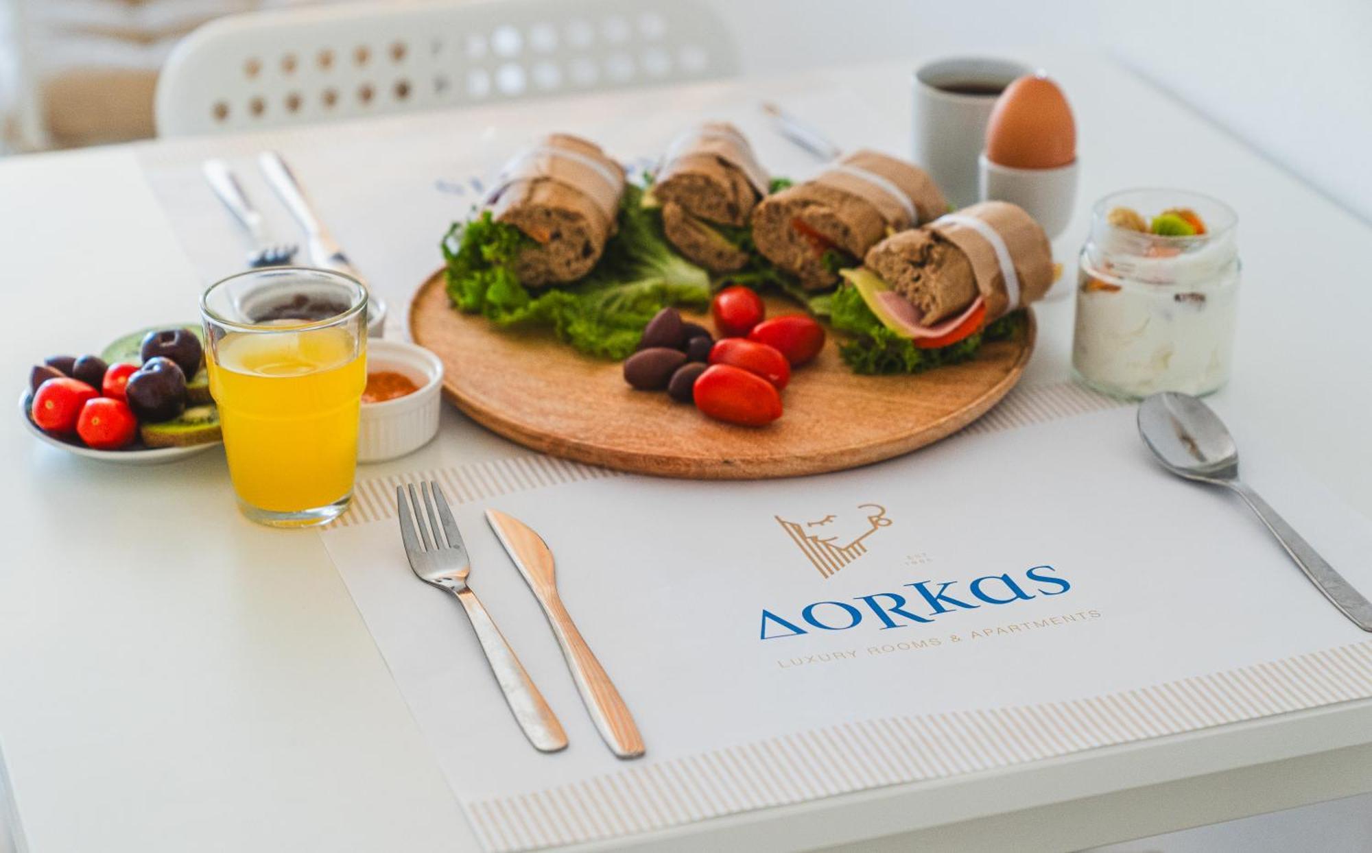 Dorkas Luxury Rooms&Apartments Livadakia Bagian luar foto